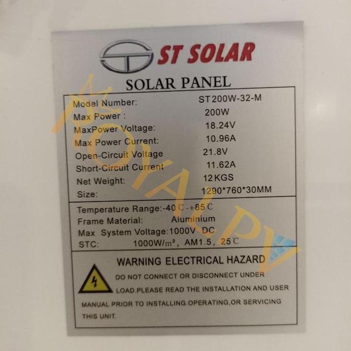 Panel surya 200wp solar panel 200wp solar cell 200wp mono murah