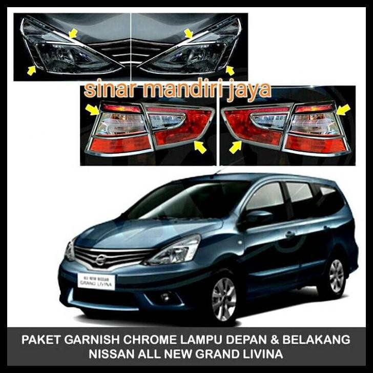 DISKON PAKET GARNIS DEPAN + GARNIS BELAKANG GRAND ALL NEW LIVINA