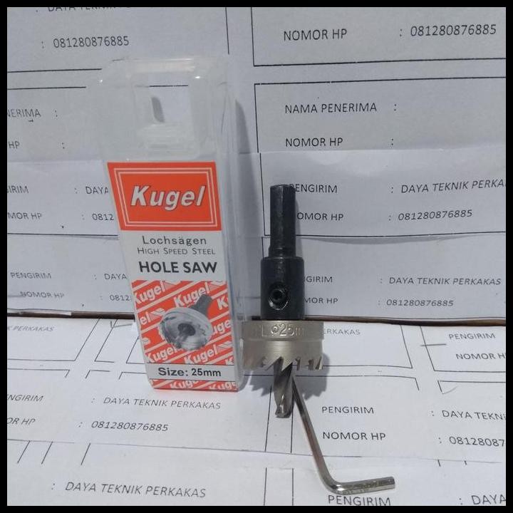 TERMURAH HOLE SAW BESI KUGEL 25MM / HOLE SAW KAYU - MATA BOR BESI KUGEL 25 MM 