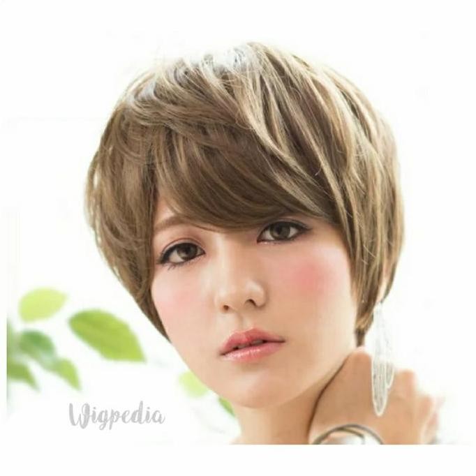 TERMURAH - Wig Pendek Wig Wanita Pendek Wig Laki Laki Rambut Palsu
