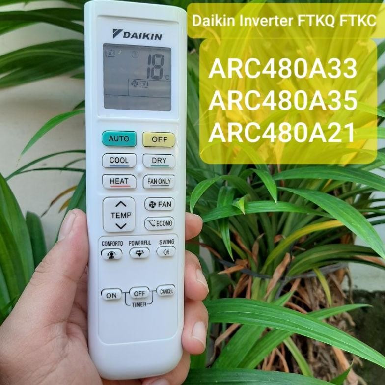 Remote Remot Ac Daikin inverter FTKC FTKQ