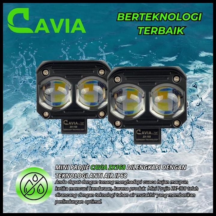 DISKON CAVIA-MINI PROJIE LAMPU TEMBAK SOROT 23 MATA LED FOGLAMP TOYOTA INNOVA 