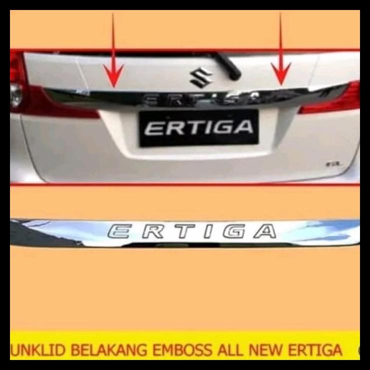 TERMURAH TRUBKLID LIST BAGASI BELAKANG SUZUKI ERTIGA 2016 FULL CHROME 