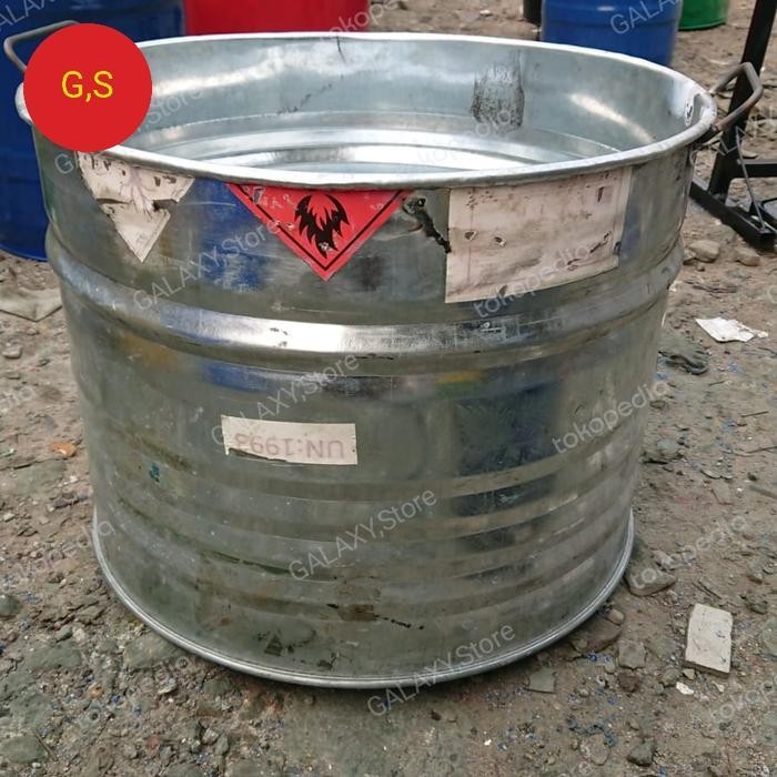 Drum Galvanis/Pot Tanaman/Tempat Sampah Kapasitas 100 Liter Terlaris Best Quality 100% Original
