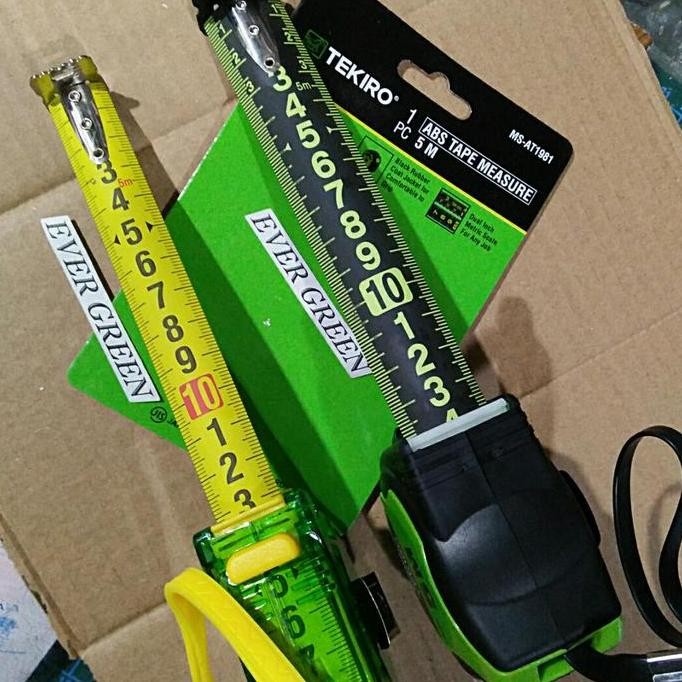 new  Meteran 5 Meter TEKIRO - Roll Meter ABS Lapis Karet - Heavy Duty Class
