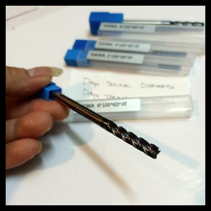BEST DEAL TOKIWA ENDMIL WIDIA PANJANG 10MM 4F ENDMIL LONG 100MM EDMIL CARBIDE