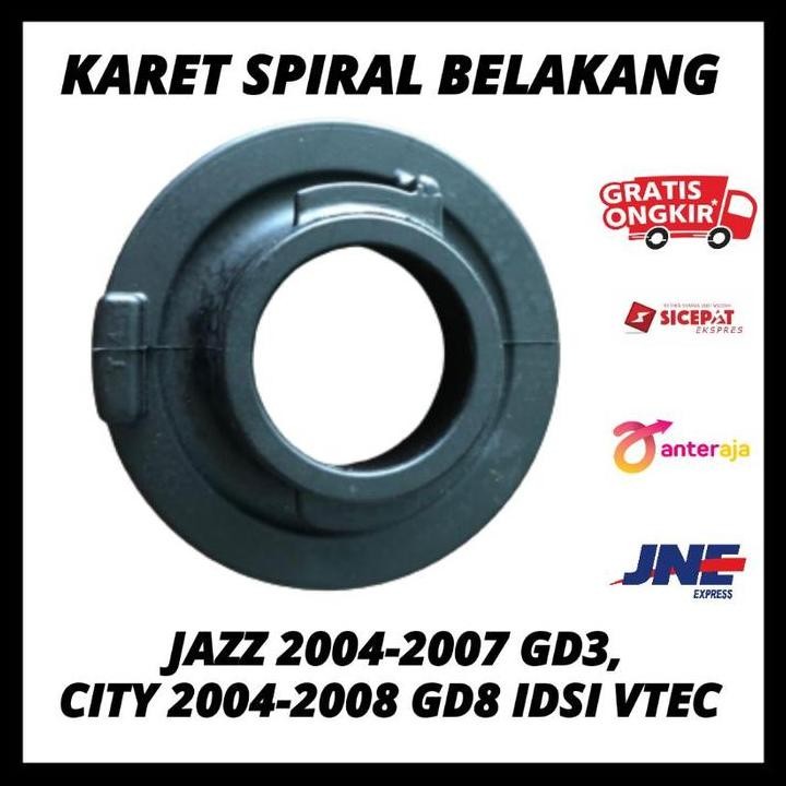 HOT DEAL KARET SPIRAL PER SHOCK BELAKANG JAZZ GD3 2004-2007, CITY GD8 2004-2008