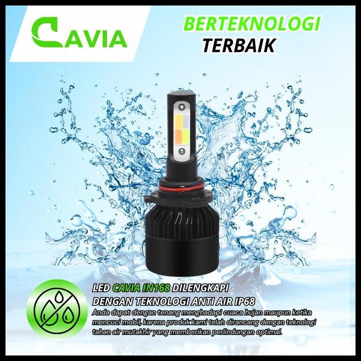 DISKON CAVIA-LAMPU LED 4 WARNA TOYOTA YARIS TERANG TEMBUS KABUT&HUJAN 
