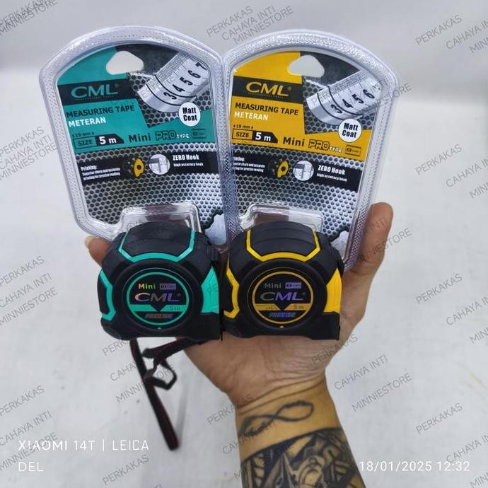 new  Camel Meteran Rubber Grip 3 5 7,5 Meter - CML Measuring Tape 3M 5M 7,5M