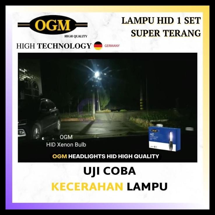 HOT DEAL OGM - LAMPU HID MOBIL HONDA JAZZ GD 6000K 35W HIGH TECH 