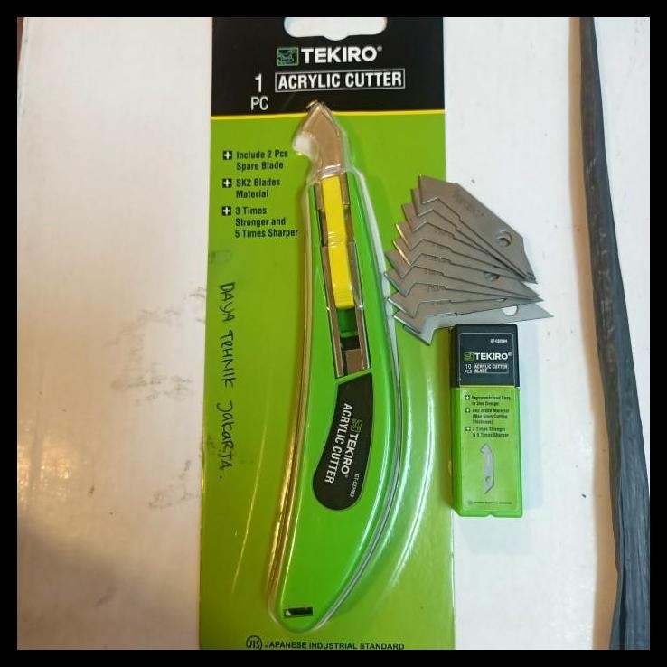 

TERBARU TEKIRO CUTER AKRILIK PLUS ISI PISAU AKRILIK 10PCS ORIGINAL !!!!!!