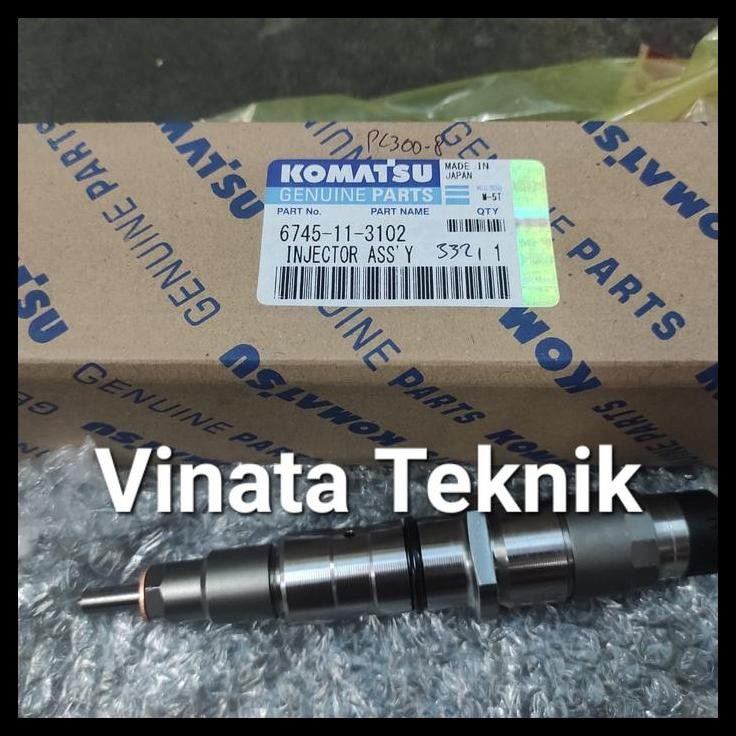 TERBARU FUEL INJECTOR KOMATSU PC300-8 0445120236  6745-11-3102 / 6745-12-3100 