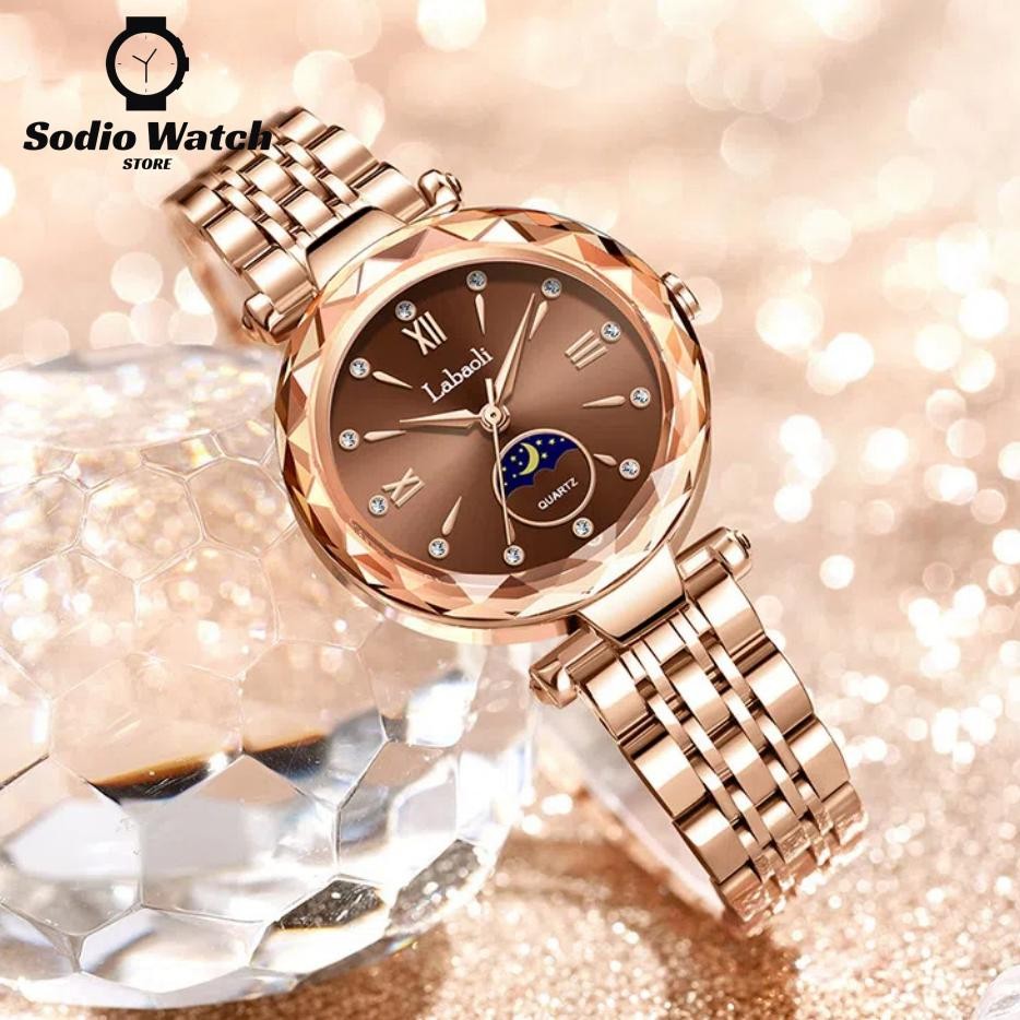 Jam Tangan Wanita Anti Air Original Branded Labaoli Cewek Terbaru Asli Besi Tahan Karat Women Watch