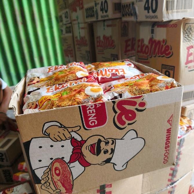 

20 Pcs Eko Mie Goreng Kemasan 60 Gr - Makanan Ringan Instan - Snack, Ayam, Kacang, Cookies, Cemilan, Food