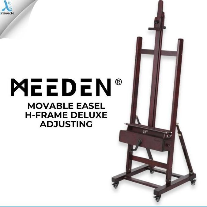 

Meeden Movable Easel H-Frame Deluxe Adjusting Heavy Duty Stand Lukis