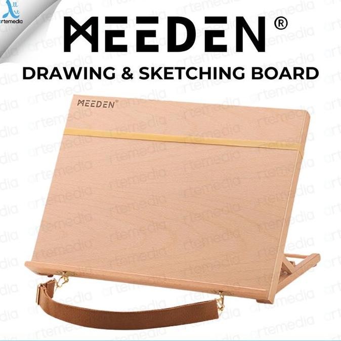 

Meeden Drawing & Sketching Board Studio Artist Table Top Papan Gambar