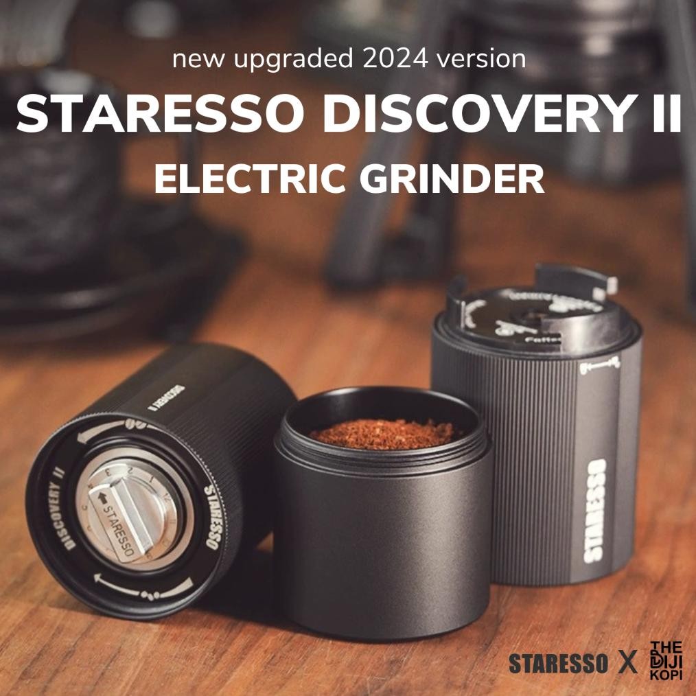 Grinder Kopi Staresso Discovery II D6E Electric Coffee Grinder Mini DiM