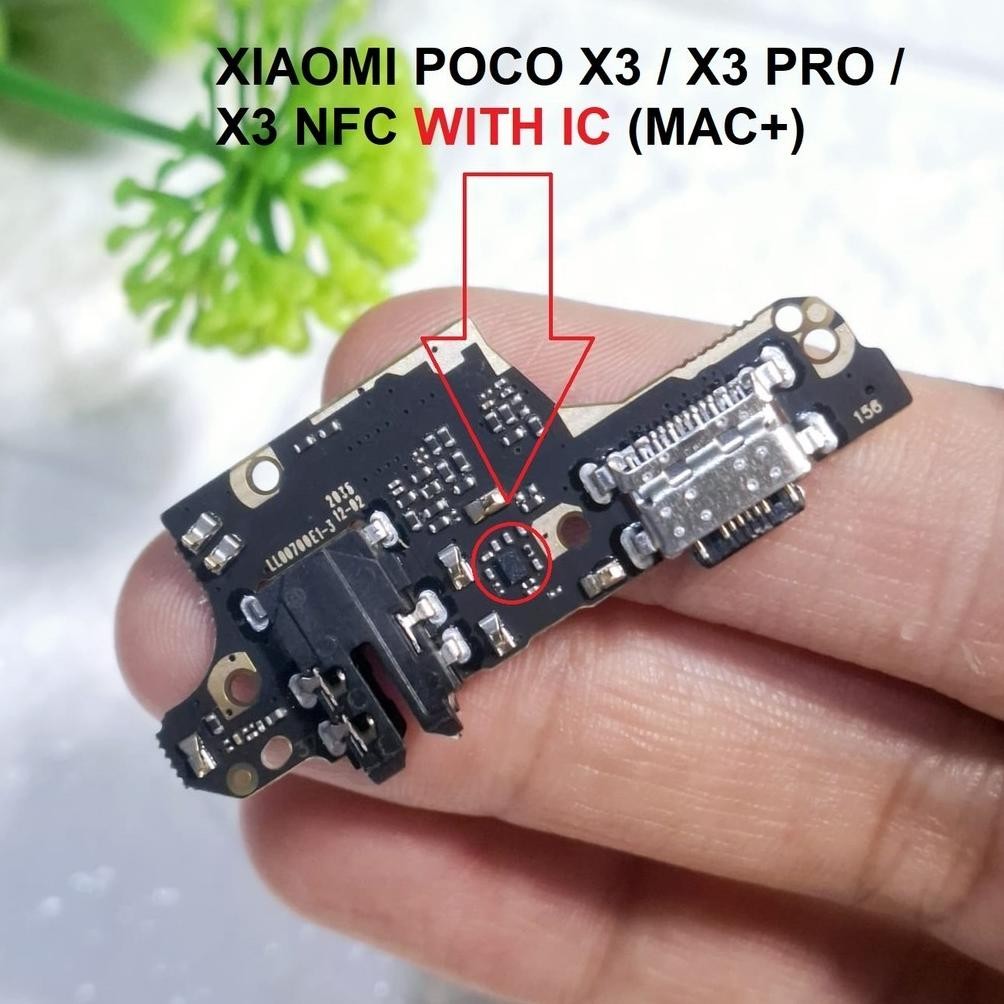 Poco X3 X3 Pro X3 NFC With IC Compatible Flexible Konektor Charger (Mac+) 1 PCS Ui Board + HF + Mic 