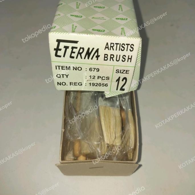 

Kuas Lukis Eterna Nomor 12 Per 1 Lusin