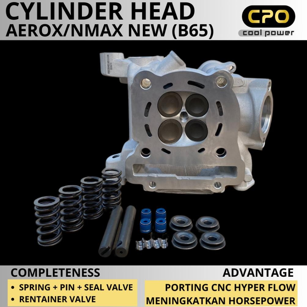 Blok Head NEW NMAX 155 SIZE 20/23 22/25 23/26 Porting CNC Hyper Head Cylinder Head