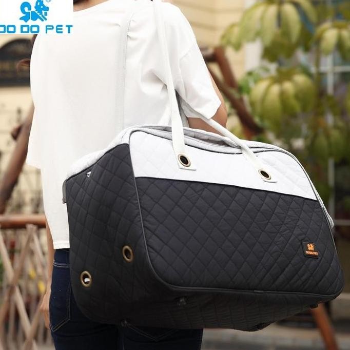 Pet Dog Cat Travel Bag Fashionable Pet Cargo Tas Hewan Anjing Kucing HC