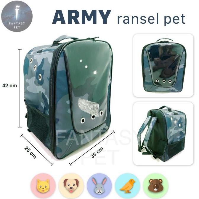 PET CARGO TAS HEWAN model ransel besar travel pet bag PET CARRIER HC