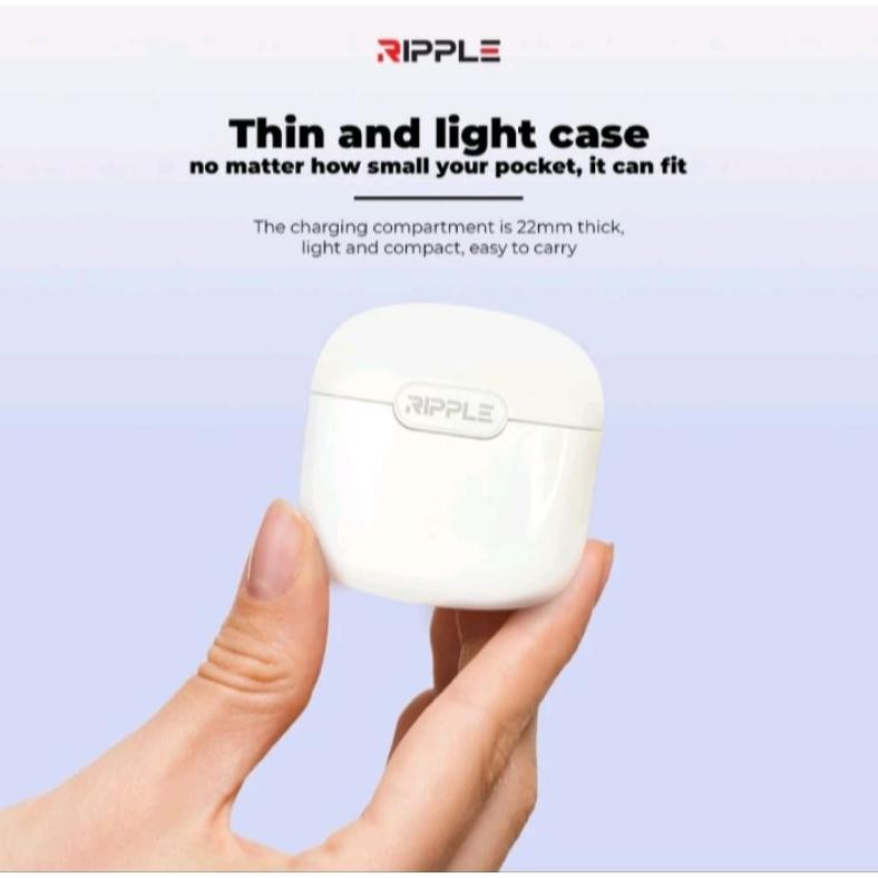 Ripple Rippods True Go TWS Headset Bluetooth Mini Earphone DiM