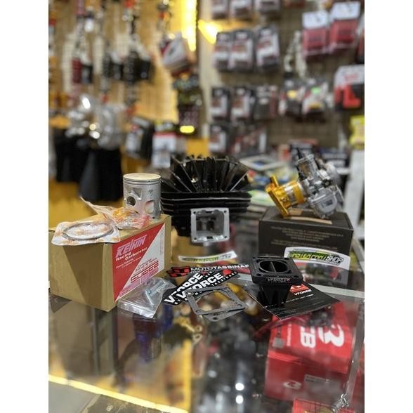 BLOCK BLOK CYLINDER YP1 THALLAND RXKING RX KING KOP HEAD NANAS RX KING -MEMBRAN VFORCE 4 set PORTING