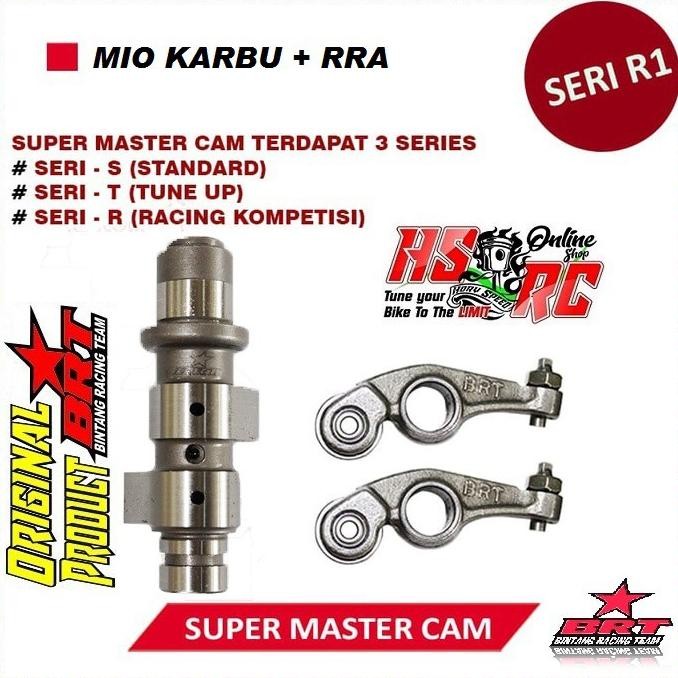 Noken As BRT Kem MIO SPORTY Racing BRT Type R1 Master Cam Mio Soul MIO Chamsaft NOUVO Pelatuk Roller