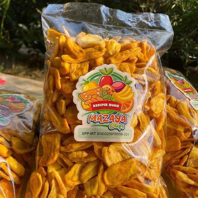 

Keripik Nangka Oven Grade B 250Gram Manis - Snack Makanan Ringan - Food Camilan Cemilan Kering
