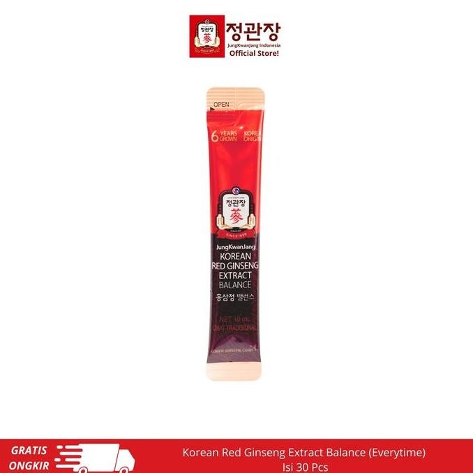 

Jungkwanjang Korean Red Ginseng Extract Stick - Everytime Isi 10 Sachet