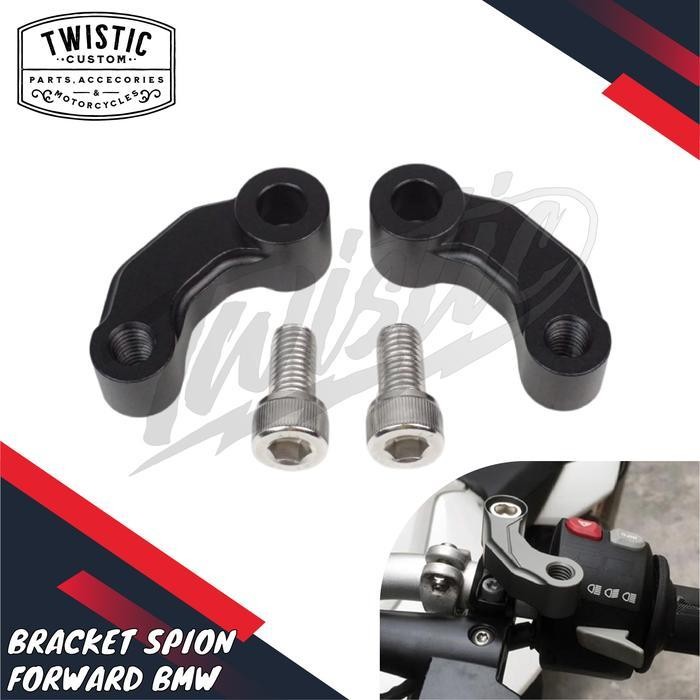 Bracket Breket Dudukan Adapter Extender Forward Spion Maju Motor Bmw R 1200 1250 Gs F700 F750 F800 F