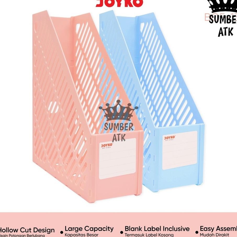 

Box File Keranjang Plastik Rakit Joyko Bof13 Blue Pink