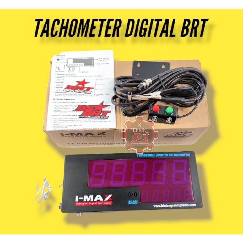 TACHOMETER DIGITAL BRT IMAX TACHOMETER DIGITAL RPM BRT TACHOMETER