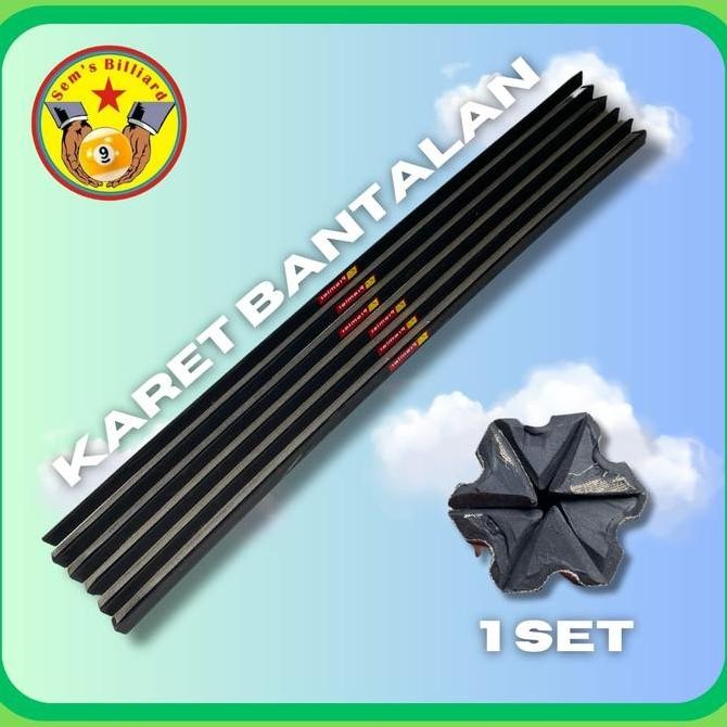 Karet Ban Meja Billiard 9 Ft Premier - Rubber Billiard Premium Co