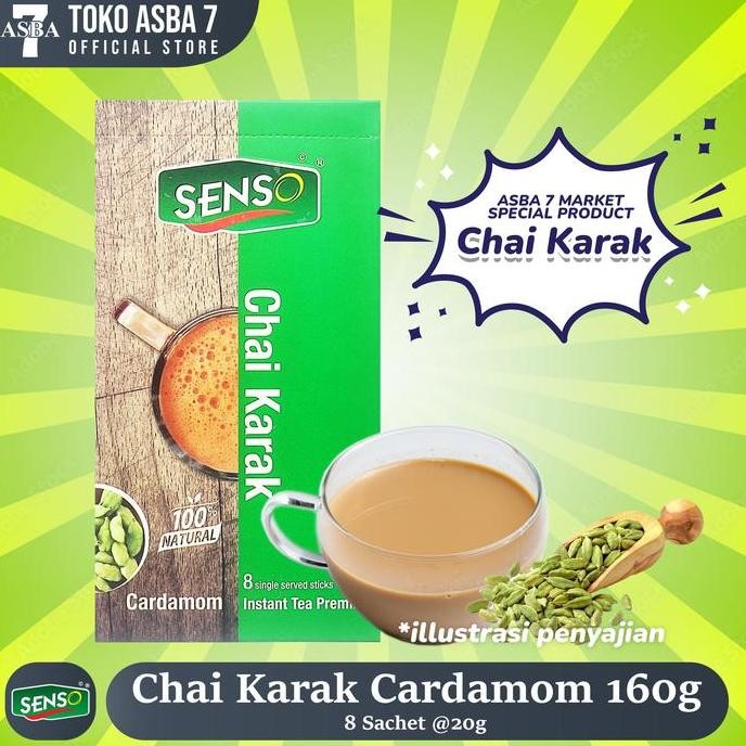 

Senso Chai Karak 160G Isi 8 Stick X 20G Teh Susu Arab Semua Varian