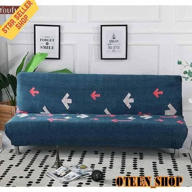 Soffa Cover SOFA BED Sarung Penutup SOFA BED elastis kover kursi sova TA