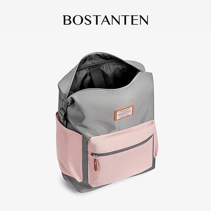 Bostanten Tas Ransel Wanita / Backpack Wanita / Bahan Nilon / Tahan Air