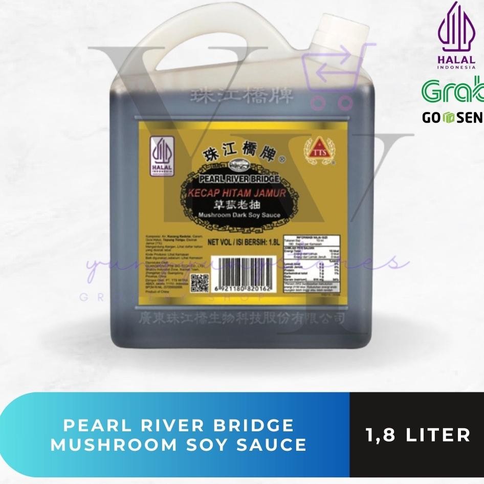 

Pearl River Dge Mushroom Soy Sauce Kecap Asin Rasa Jamur Galon 18 Liter