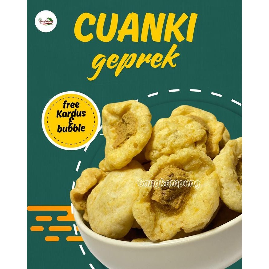 

Cuanki Gepeng Gangkampung Isi 100Pcs
