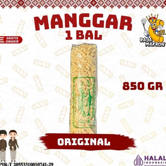 

1 Bal Manggar Camilan 850Gr Krupuk Akar Cemilan Snack Food Kering Pedas Makanan Kerupuk Viral Keripik Kripik