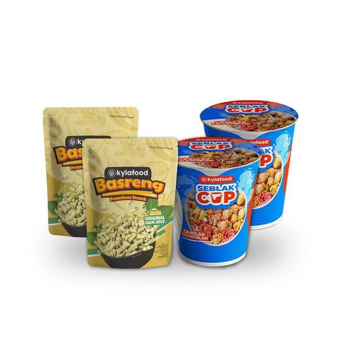 

Kylafood Paket 2 Seblak Cup + 2 Basreng Original