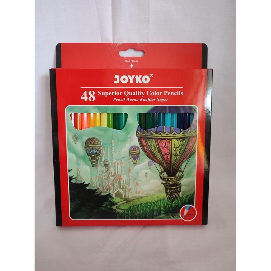 

Pensil Warna Joyko CP-48PB Color Pencils 48 Warna Full Set