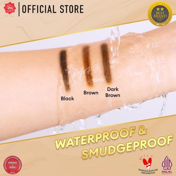 

Viva Eyebrow Pencil Pensil Alis Viva Original Tahan Lama - Coklat / Hitam