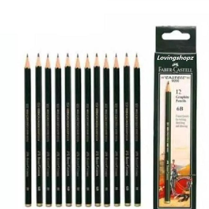 

Faber Castell Pensil 2B Isi 12 Pcs Per Kotak | Pensil Sekolah / Ujian / Gambar
