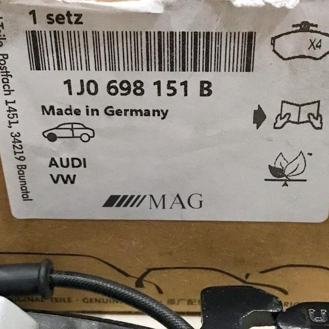 Brake Pad Kampas Rem Depan Orinal VW New Beetle , VW Polo , VW Polo