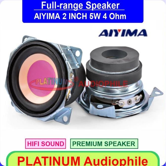 Aiyima 2 Inch Fullrange Hifi Speaker Mini Audio Diy