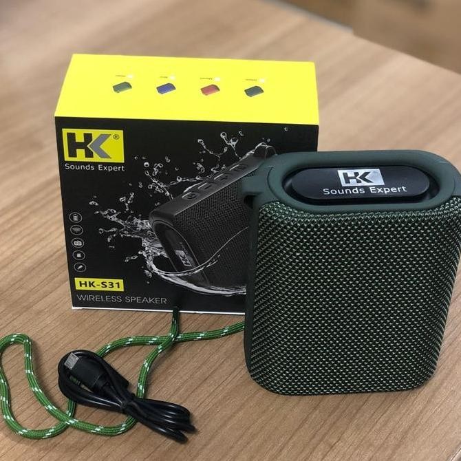 Speaker Portable Bluetooth Hk S31 Anti Air Waterproof Bass Mantap