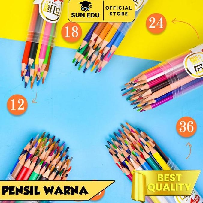 

Pensil Warna Joyko Erasable Colour Pencil Bisa Dihapus 24/36/48 Warna