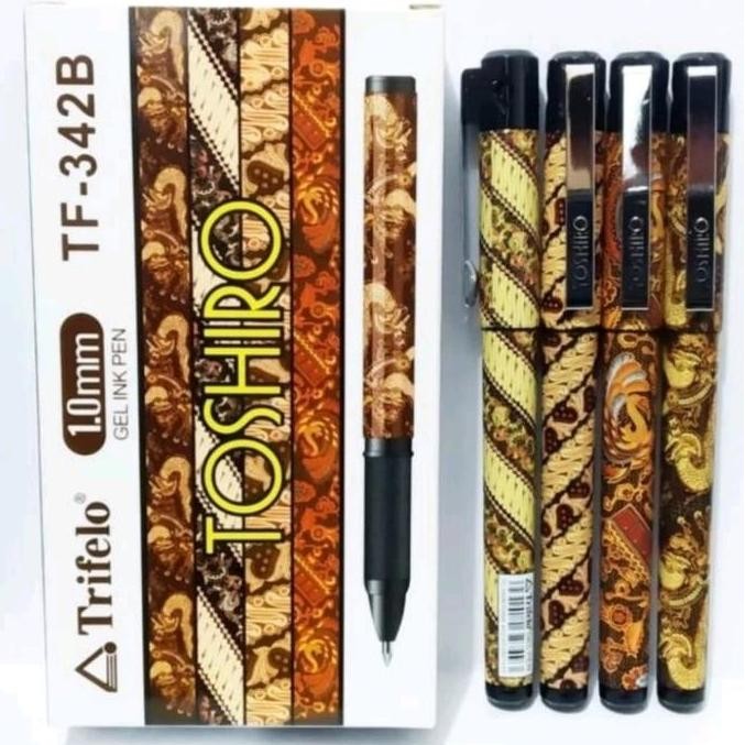 

Bolpen Gel Batik Trifelo 342B (12Pcs) Plastik New Stok